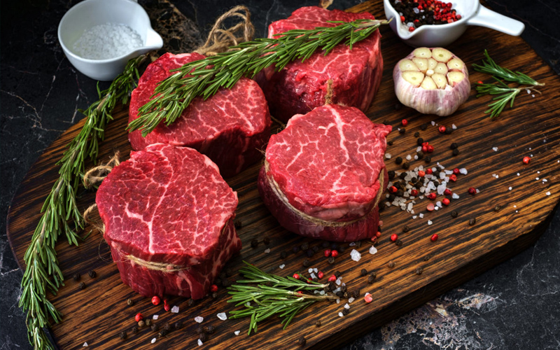 10 (6 oz.) Filet Mignon Steaks